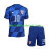 Fußballtrikots Kroatien Luca Modrić 10 Kinder EURO 2024 Kurzarm Auswärts-trikot kaufen